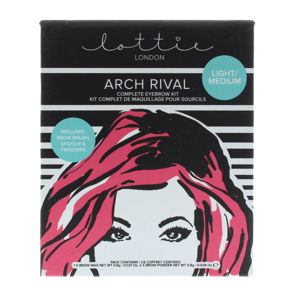 Lottie London Arch Rival Light/Medium Eyebrow Kit