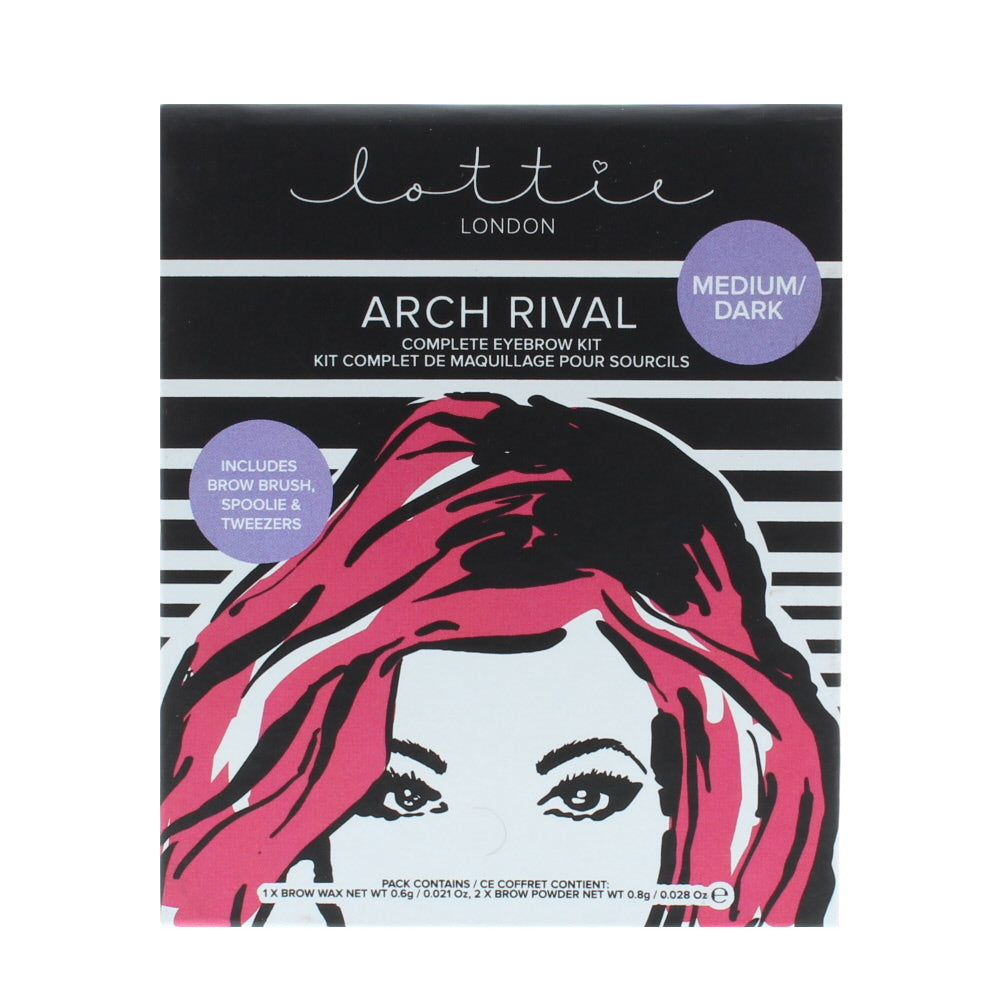 Lottie London Arch Rival Medium/Dark Eyebrow Kit