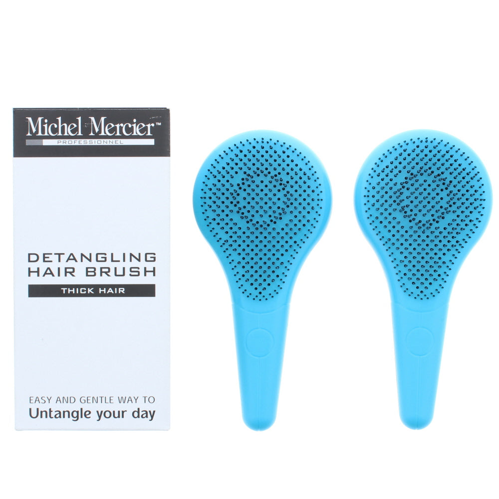 Michel Mercier Detangling Hair Brush Thick Hair Duo Pack Hair Brush