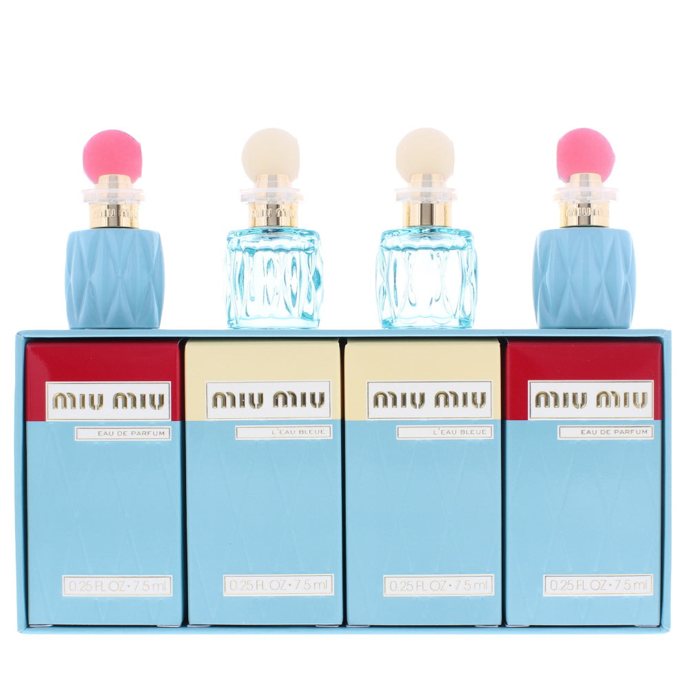 Miu Miu Miniatures Eau de Parfum Gift Set : Eau de Parfum X 2 7.5ml - L'eau Bleue Eau de Parfum  X 2 7.5ml