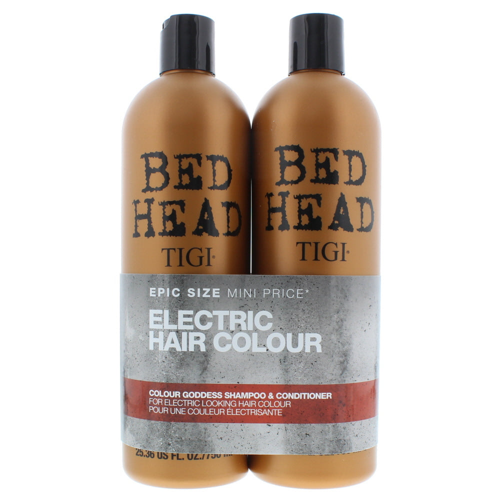 Tigi Bed Head Colour Goddess Electric Hair Colour Duo Pack Shampoo & Conditioner 750ml
