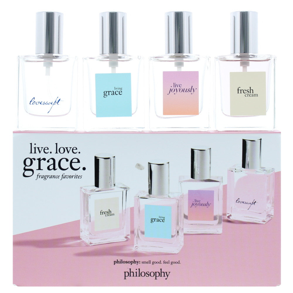 Philosophy Live Love Grace Fragrance Favourites Eau de Parfum 4 Pieces Gift Set