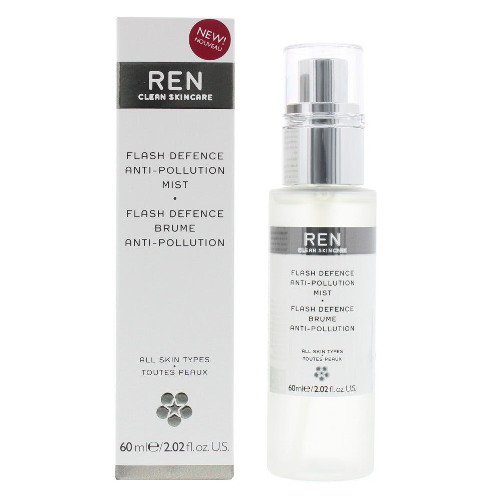 Ren Flash Defence Anti-Pollution All Skin Types Mist 60ml