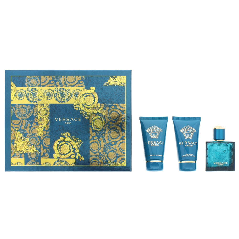 Versace Eros Eau de Toilette 3 Pieces Gift Set