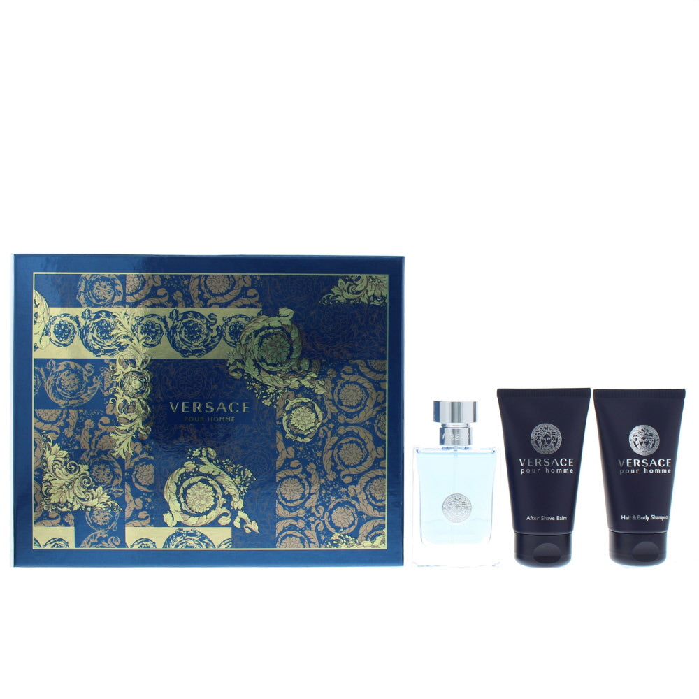 Versace Pour Homme Eau de Toilette 3 Pieces Gift Set