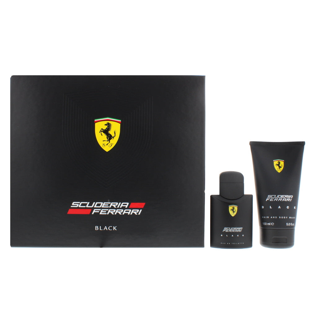 Scuderia Ferrari Black Eau de Toilette 2 Pieces Gift Set