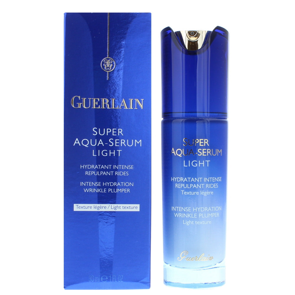 Guerlain Super Aqua Serum Light Intense Hydration Wrinkle Plumper Light Texture Serum 30ml