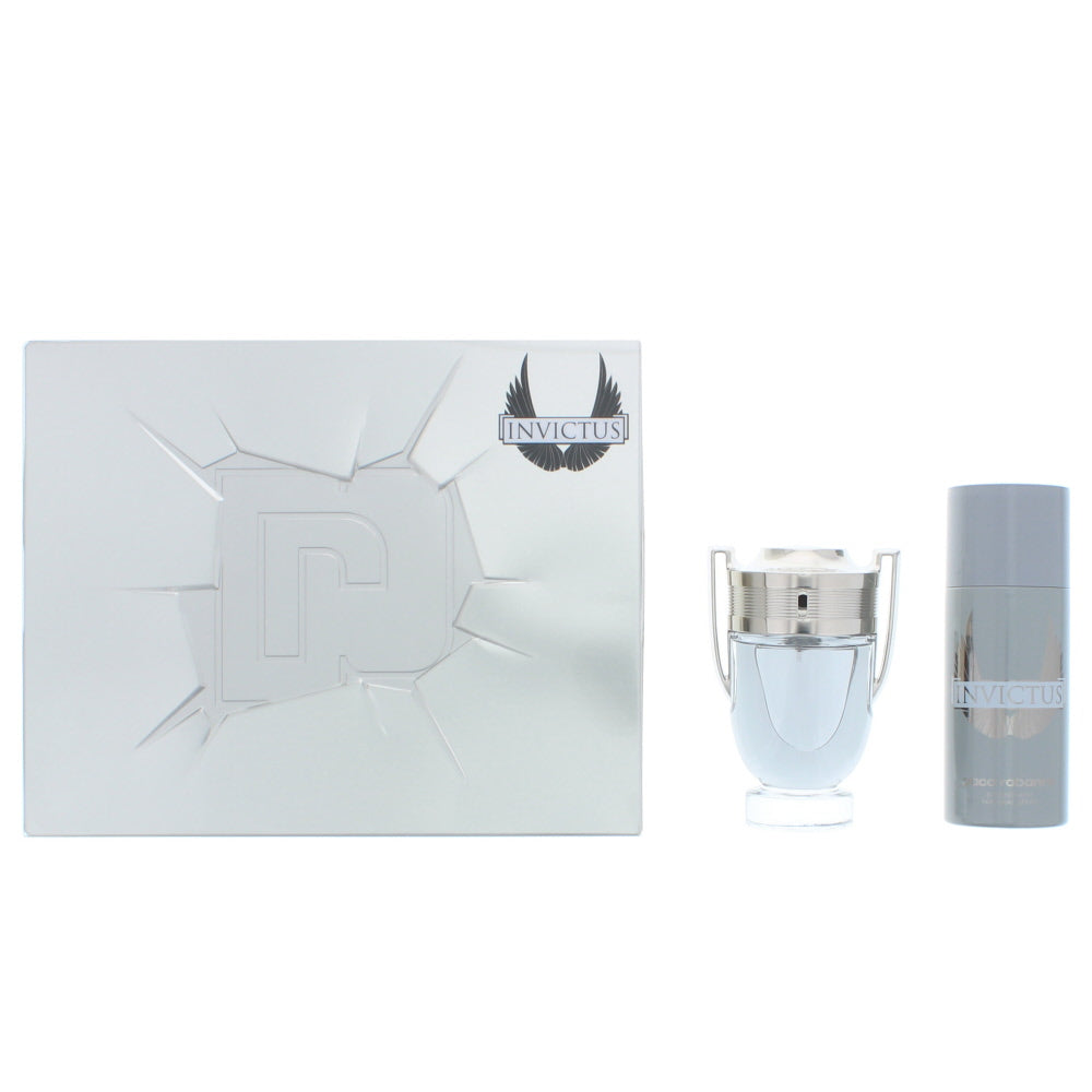 Paco Rabanne Invictus Eau de Toilette 2 Pieces Gift Set