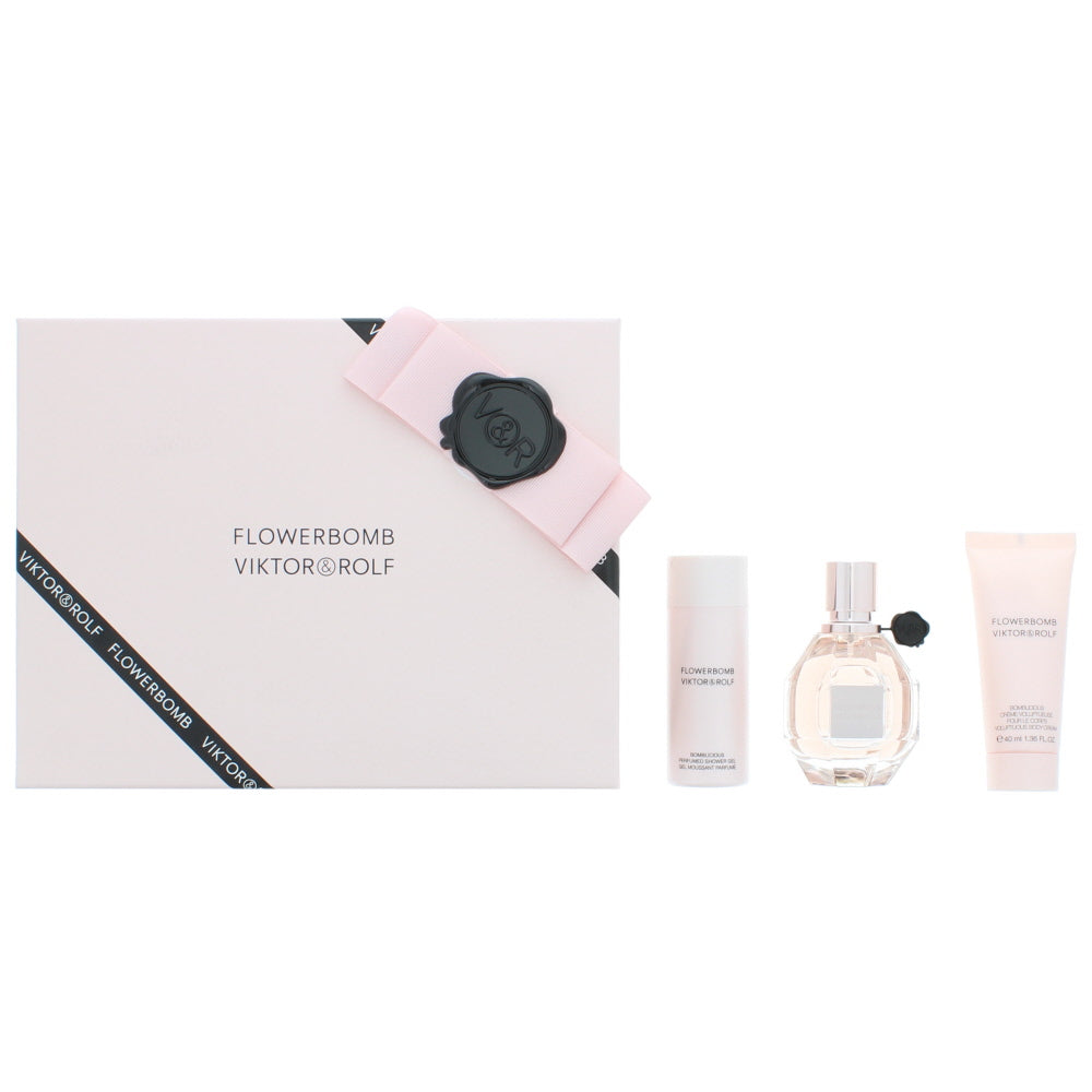 Viktor & Rolf Flowerbomb Eau de Parfum 3 Pieces Gift Set