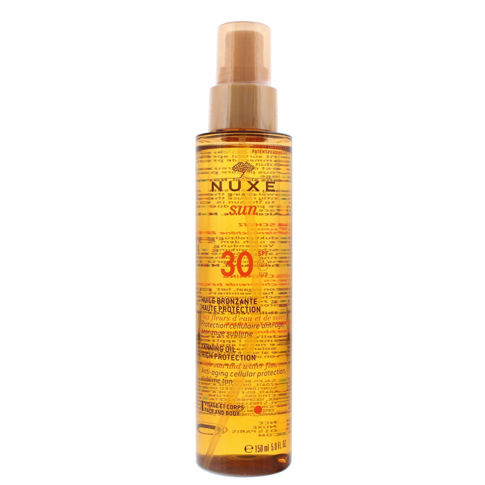 Nuxe Sun High Protection Spf 30 Tanning Oil 150ml