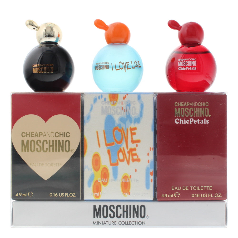 Moschino Cheap And Chic Miniatures 3 Pieces Gift Set