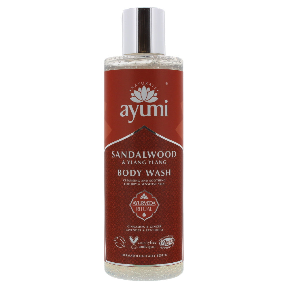Ayumi Sandalwood & Ylang Ylang Dry & Sensitive Skin Body Wash 250ml