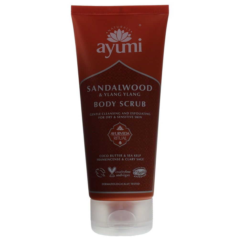 Ayumi Sandalwood & Ylang Ylang Dry & Sensitive Skin Body Scrub 200ml