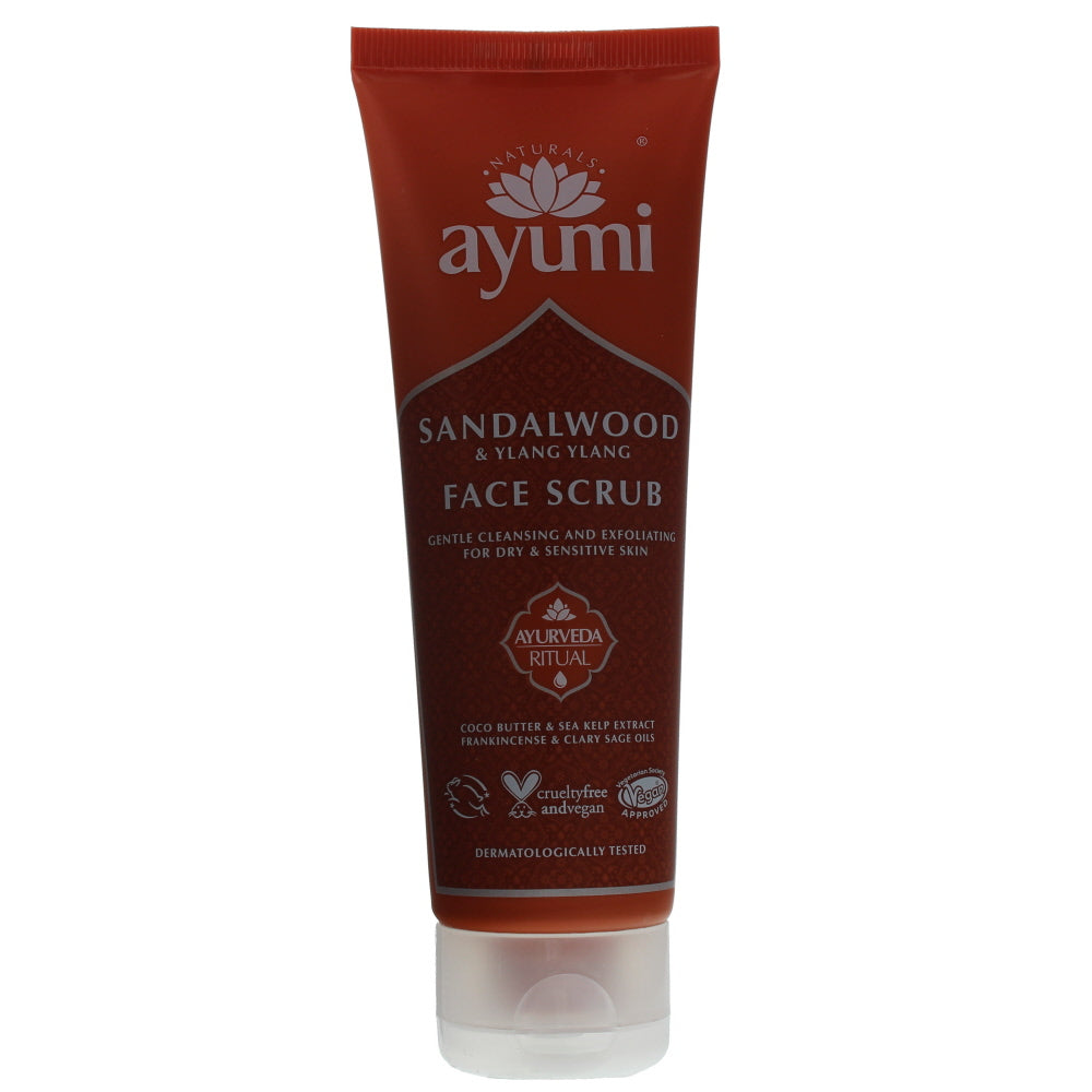 Ayumi Sandalwood & Ylang Ylang Dry & Sensitive Skin Face Scrub 125ml