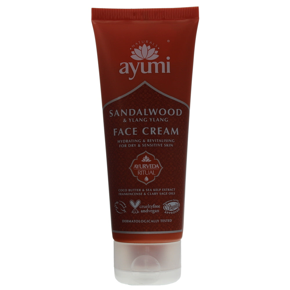 Ayumi Sandalwood & Ylang Ylang Dry & Sensitive Skin Face Cream 100ml