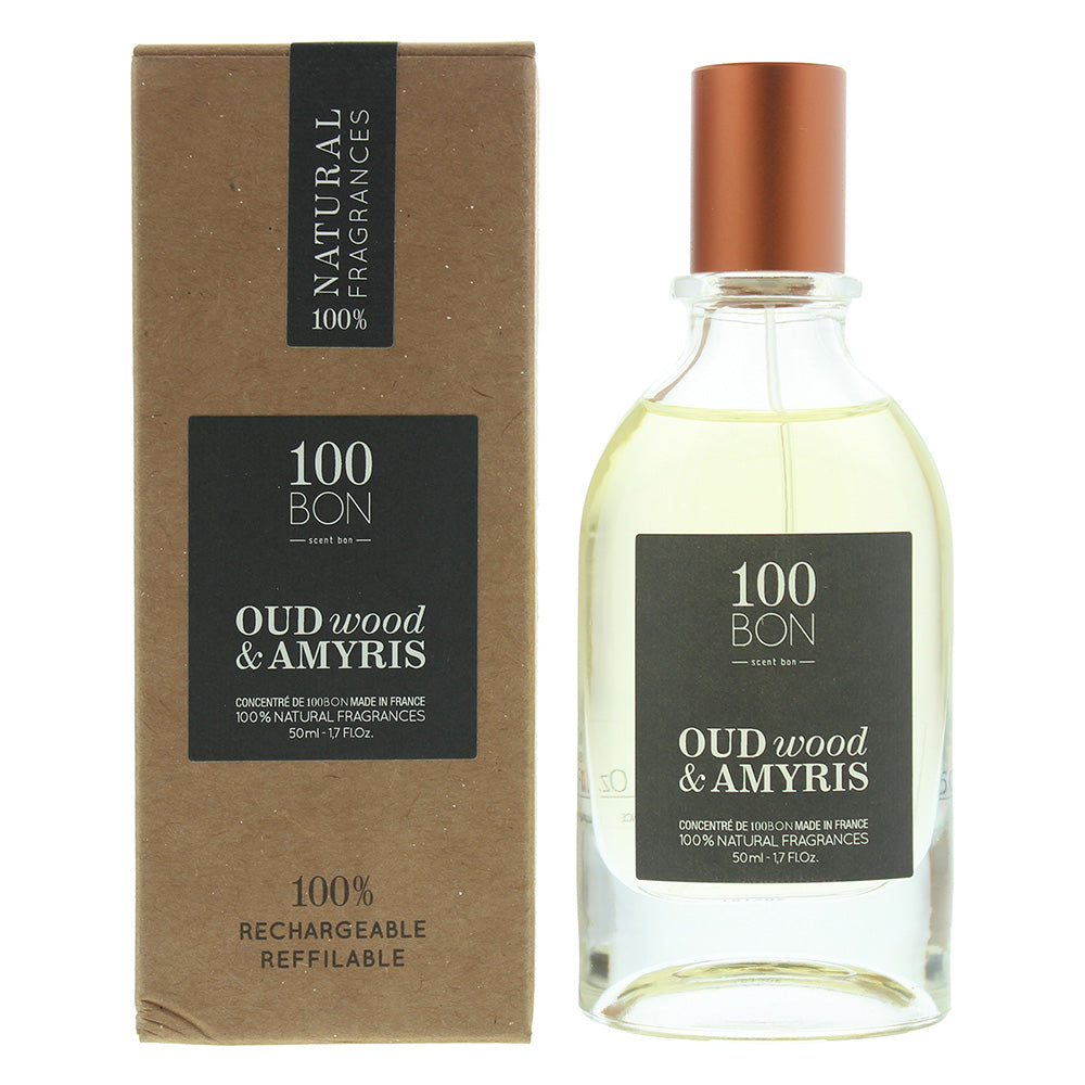 100 Bon Oud Wood & Amyris Concentré Refillable Eau de Parfum 50ml