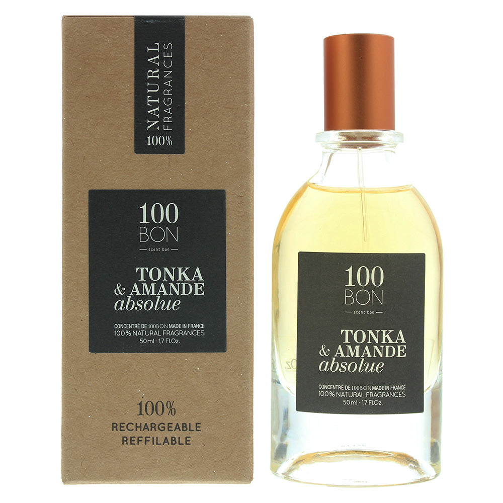 100 Bon Tonka & Amande Absolue Concentré Refillable Eau de Parfum 50ml