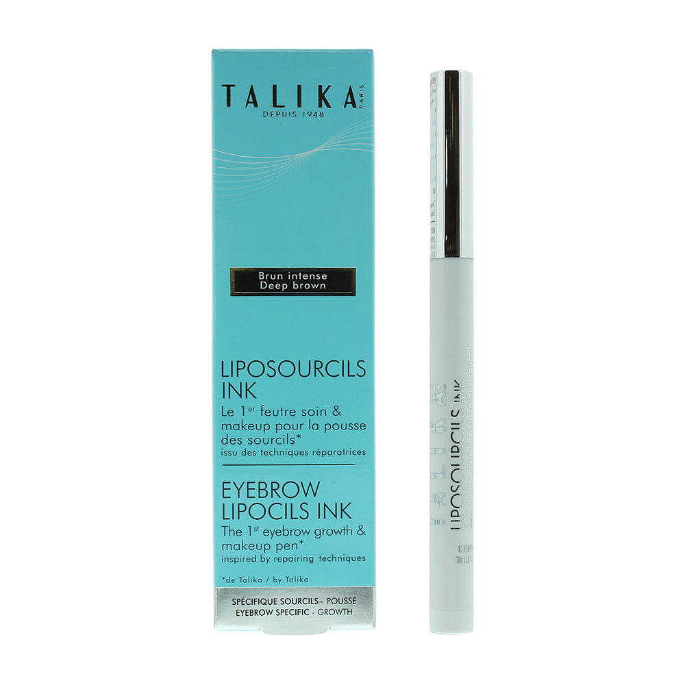 Talika Eyebrow Lipocils Ink Eyebrow Growth  Deep Brown Make-Up Pen 0.8ml