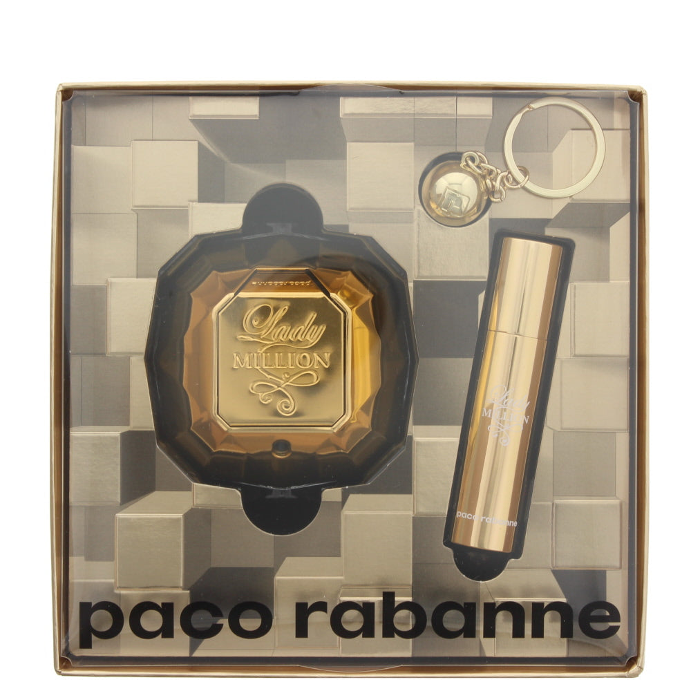 Paco Rabanne Lady Million Eau de Parfum 3 Pieces Gift Set
