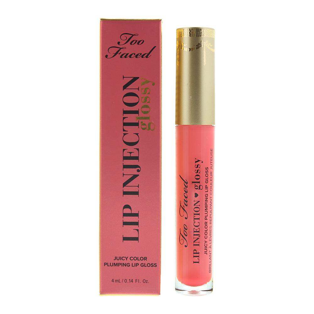Too Faced Lip Injection Glossy Let's Flamingle Lip Gloss 4ml