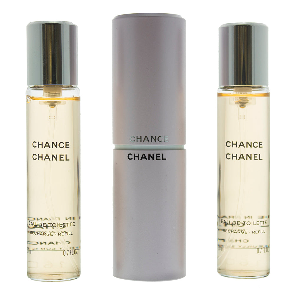 Chanel Chance 3 X 20Ml Refills (open box) Eau de Toilette 20ml
