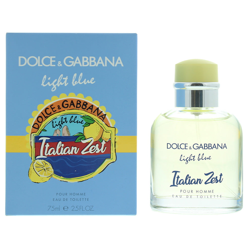 Dolce & Gabbana Light Blue Italian Zest Pour Homme Eau de Toilette 75ml