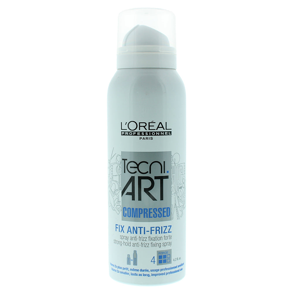 L'oreal Tecni Art Compressed Fix Anti-Frizz  Strong Hold Fixing Spray 125ml