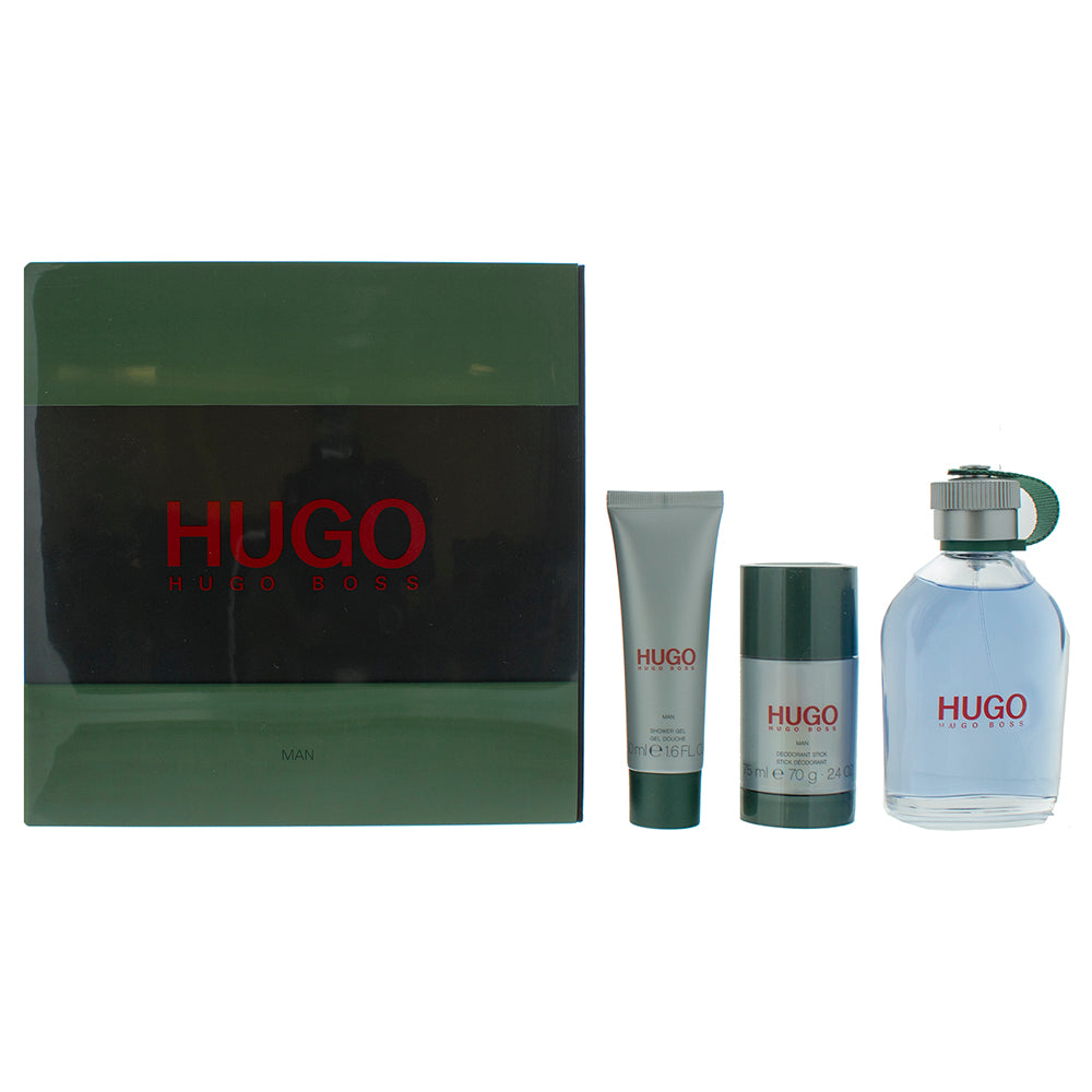 Hugo Boss Hugo Man Eau de Toilette 3 Pieces Gift Set