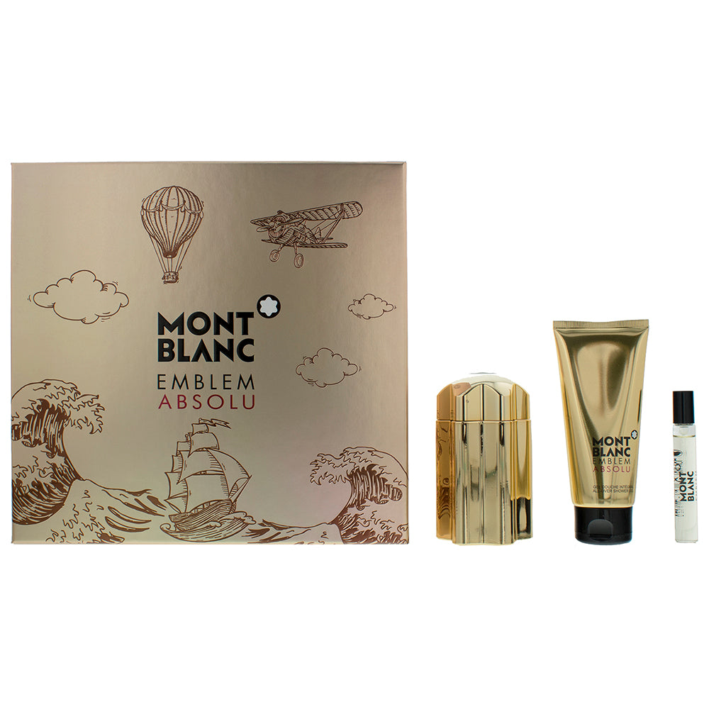 Montblanc Emblem Absolu Eau de Toilette 3 Pieces Gift Set