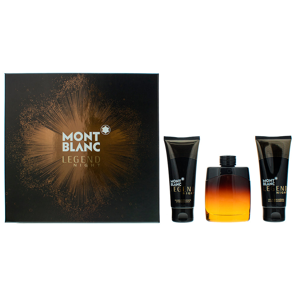 Montblanc Legend Night Eau de Parfum 3 Pieces Gift Set
