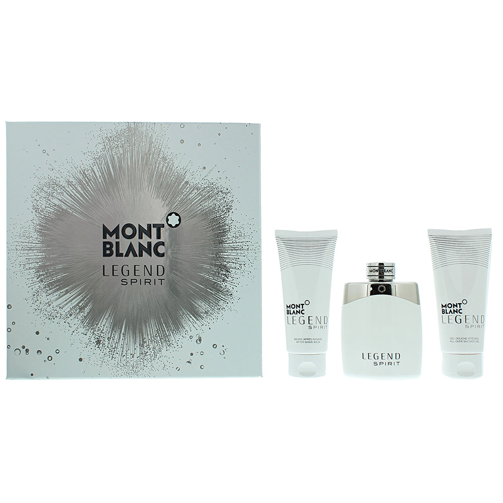 Montblanc Legend Spirit Eau de Toilette 3 Pieces Gift Set