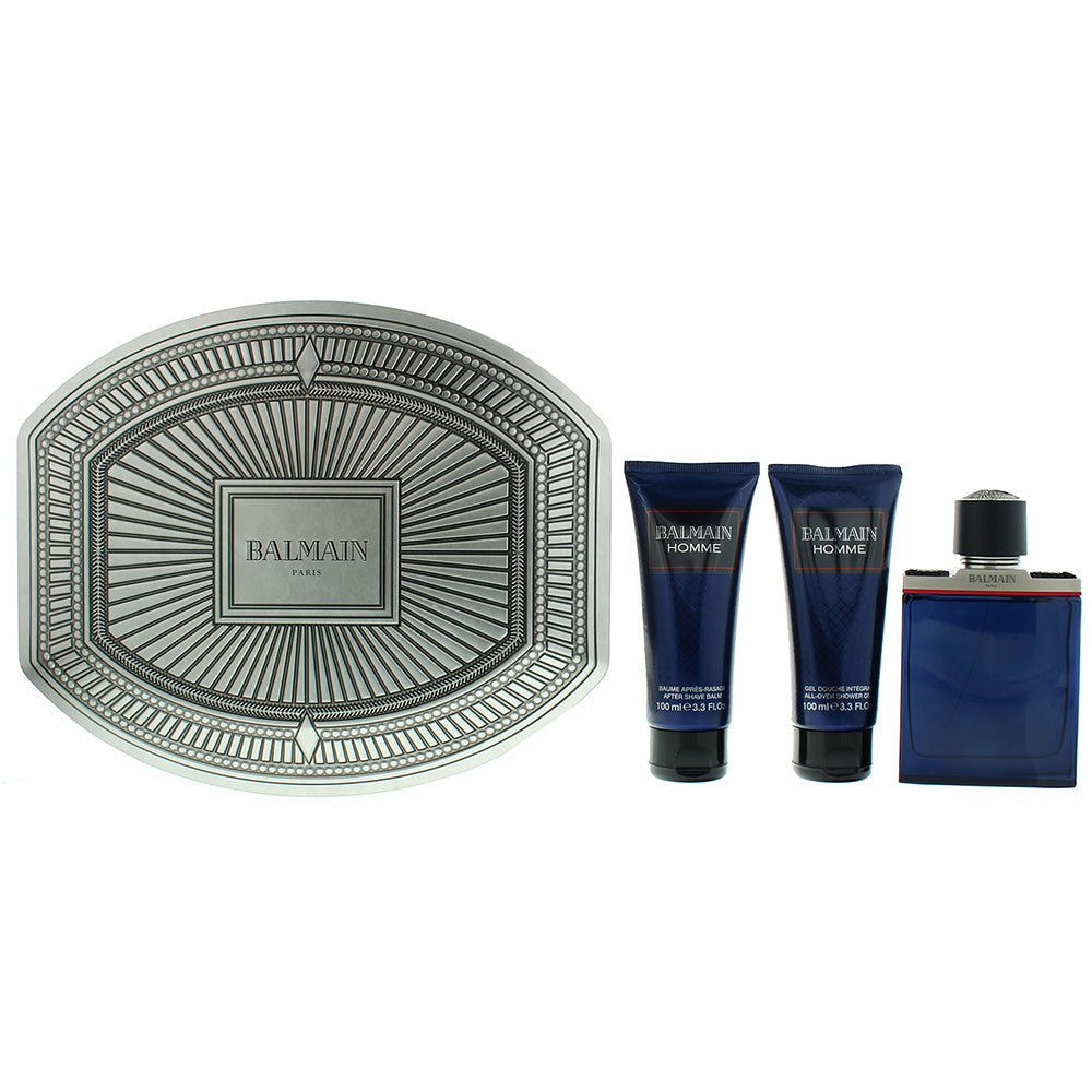Balmain Homme Eau de Toilette 3 Pieces Gift Set