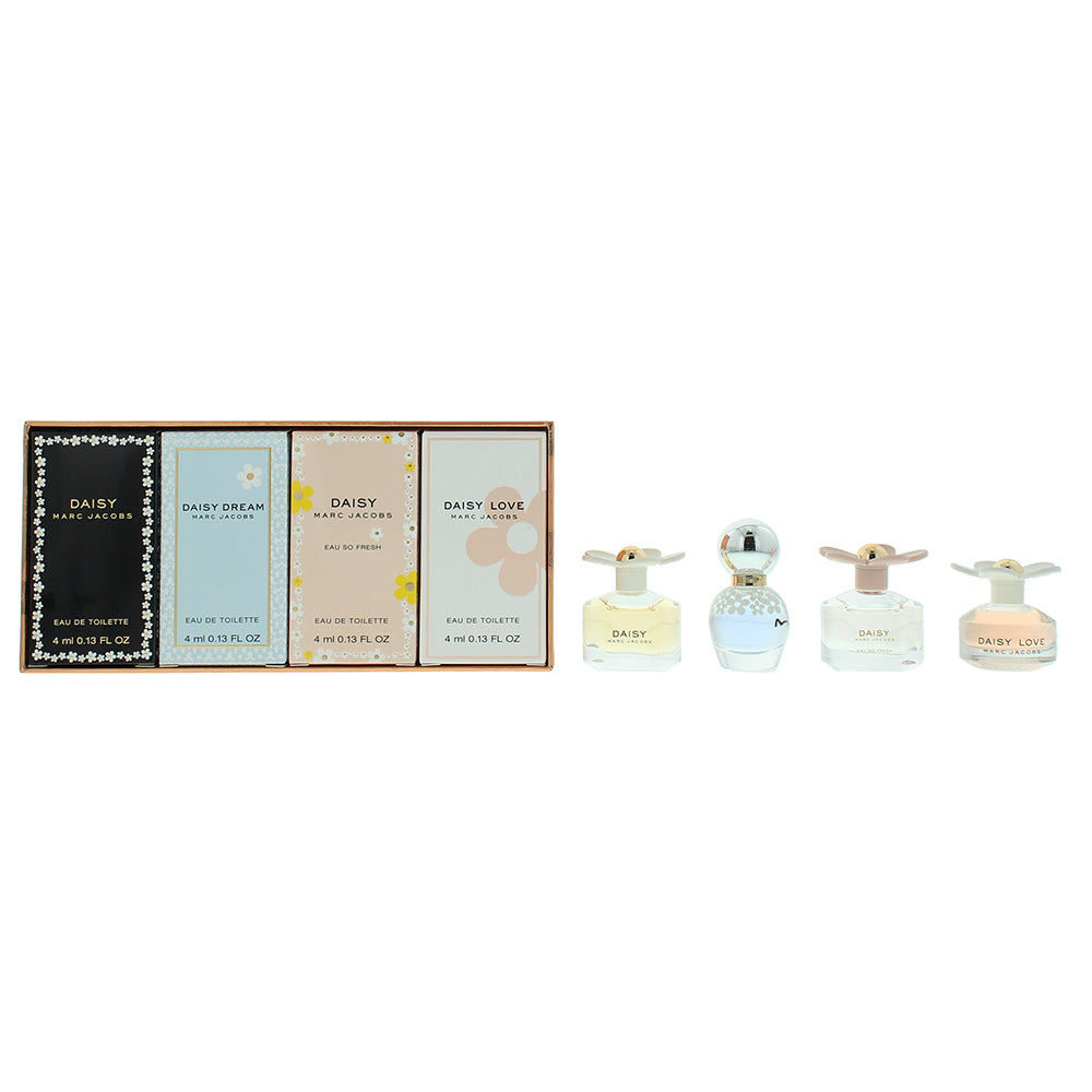 Marc Jacobs Daisy Eau De Toilette Miniatures 4 Pieces Gift Set