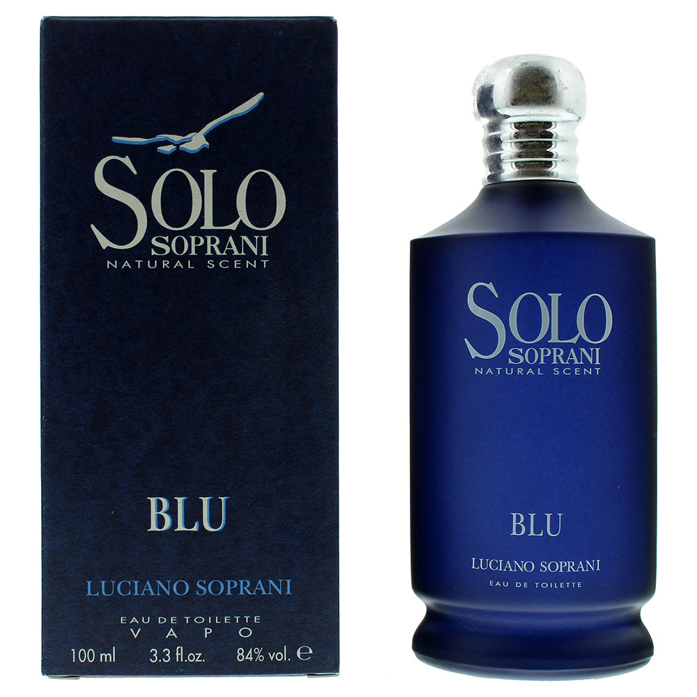 Luciano Soprani Solo Soprani Blu Natural Scent Eau de Toilette 100ml