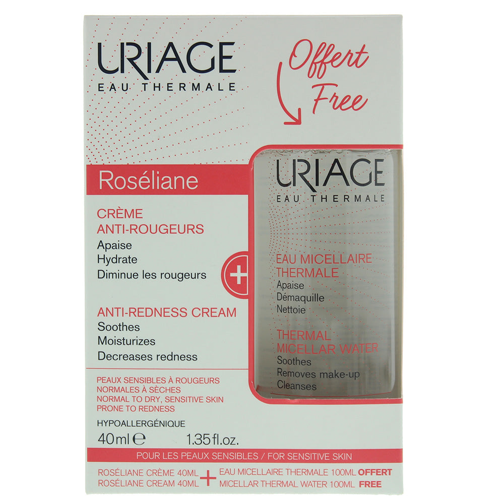 Uriage Roséliane Sensitive Skin Skincare Set 2 Pieces Gift Set