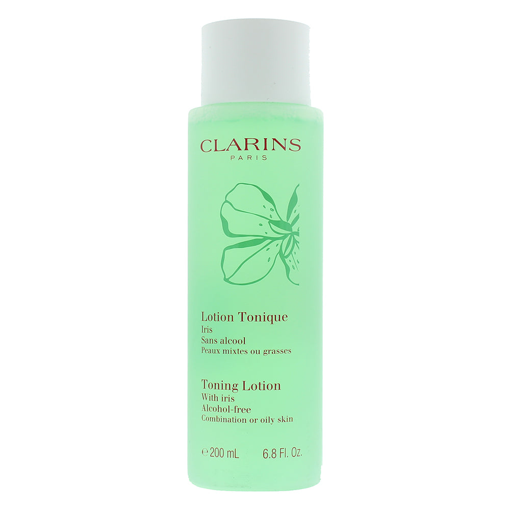 Clarins With Iris Combination Or Oily Skin Toner 200ml