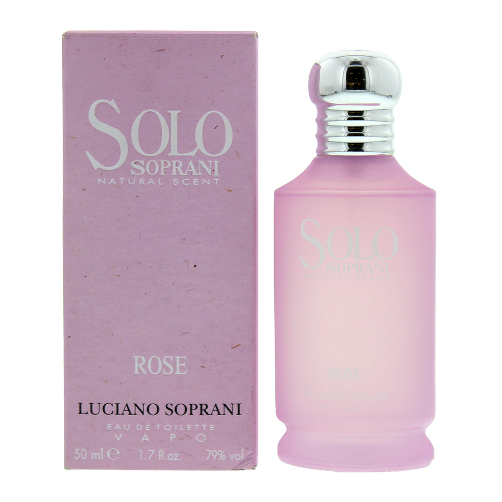 Luciano Soprani Solo Soprani Rose Natural Scent Eau de Toilette 50ml