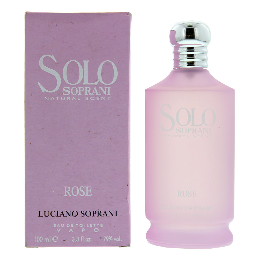 Luciano Soprani Solo Soprani Rose Natural Scent Eau de Toilette 100ml