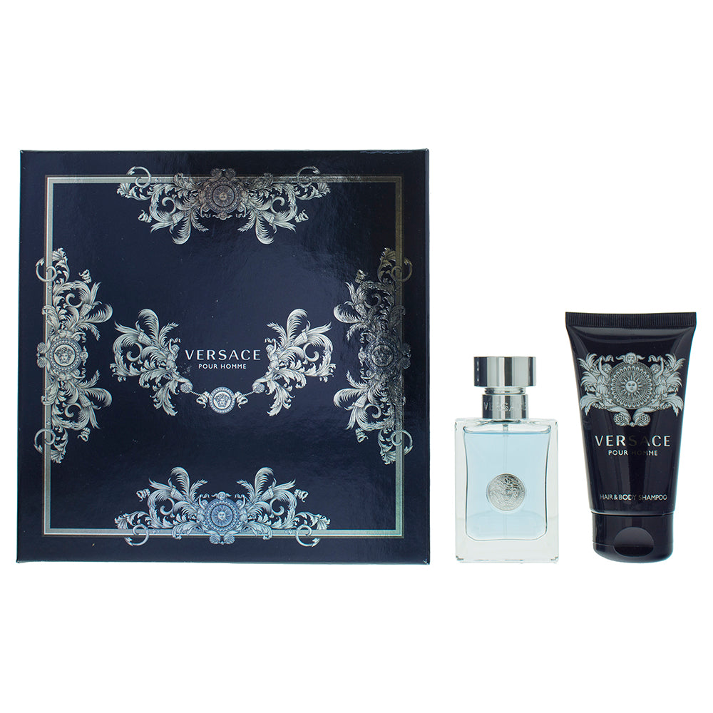 Versace Pour Homme Eau de Toilette 2 Pieces Gift Set