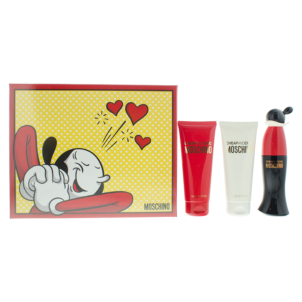 Moschino Cheap And Chic Eau de Toilette 3 Pieces Gift Set