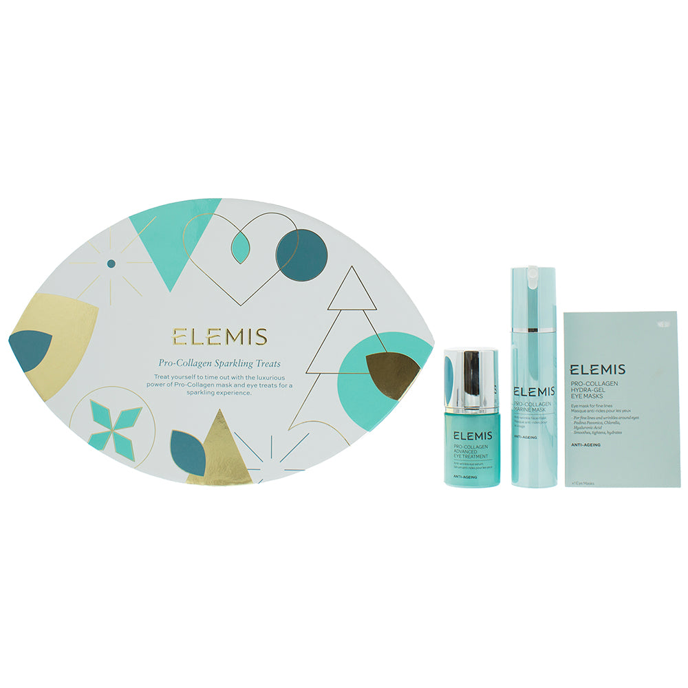 Elemis Pro-Collagen Sparkling Treats Skincare Set 3 Pieces Gift Set