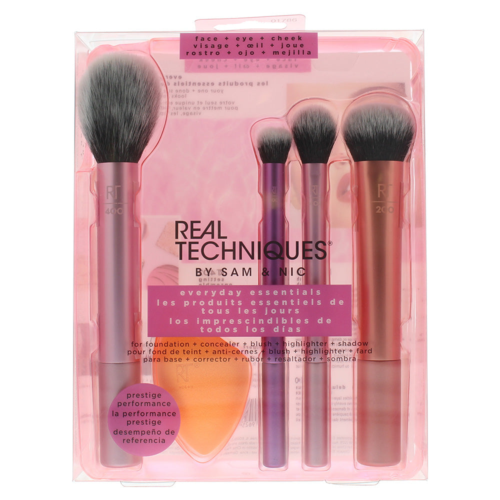 Real Techniques Everyday Essentials 01786 Make-Up Brush Set