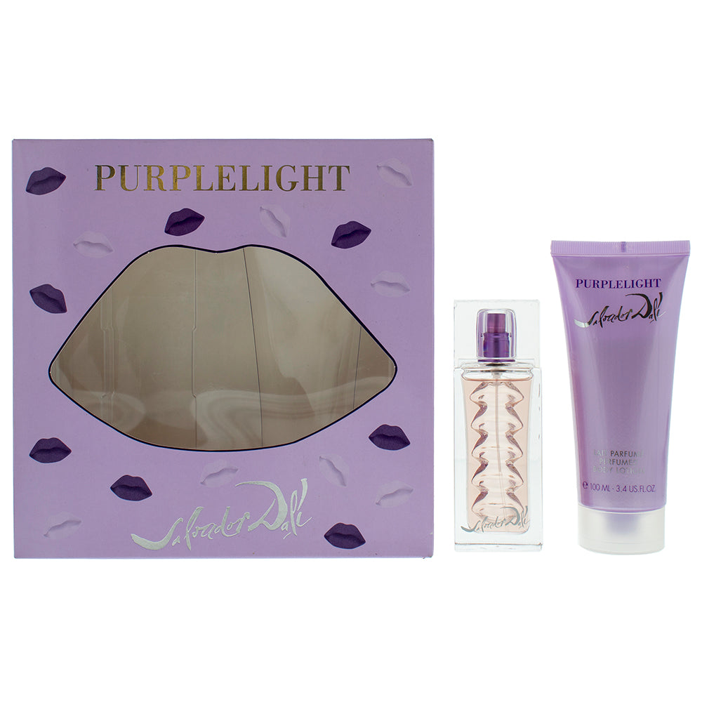 Salvador Dali Purplelight Eau de Toilette 2 Pieces Gift Set
