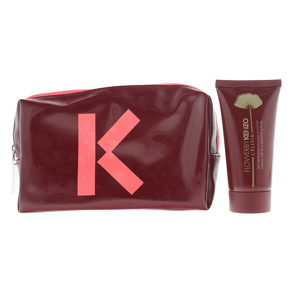 Kenzo Flower L'élixir Bath & Body 2 Pieces Gift Set