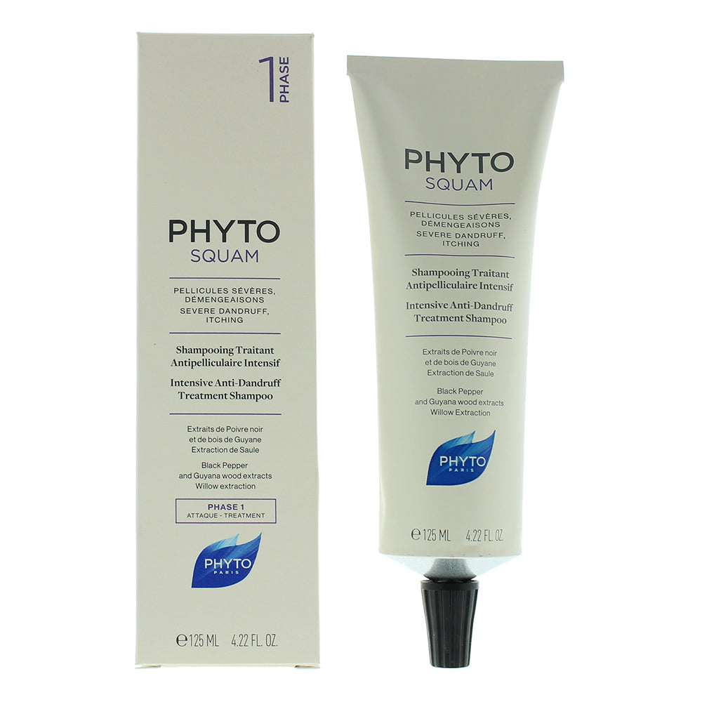 Phyto Squam Intensive Anti-Dandruff Treatment Shampoo 125ml