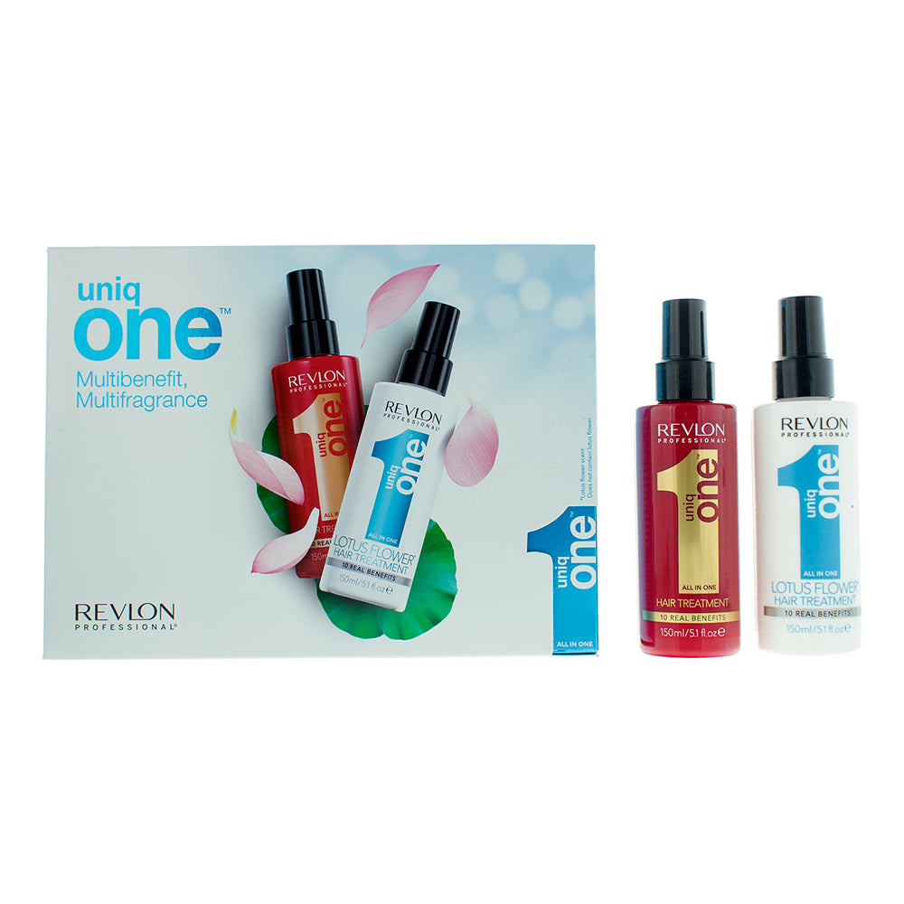 Revlon Uniq One All In One Treatment Kit Haircare Set 2 Pieces Gift Set