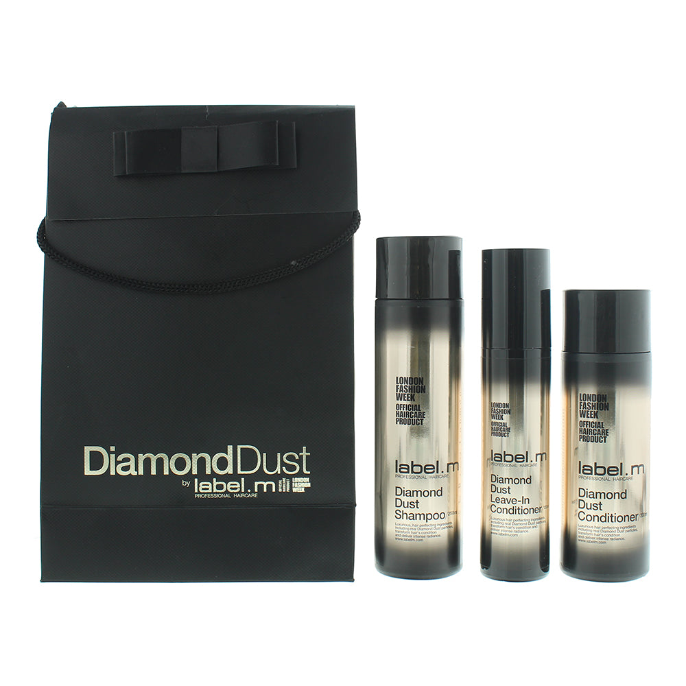 Label M Diamond Dust Shampoo & Conditioner 3 Pieces Gift Set