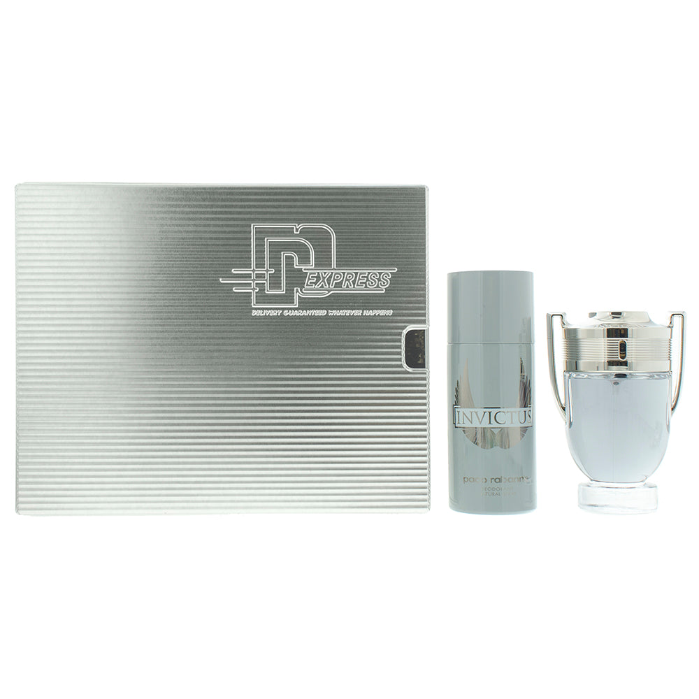 Paco Rabanne Invictus Eau de Toilette 2 Pieces Gift Set