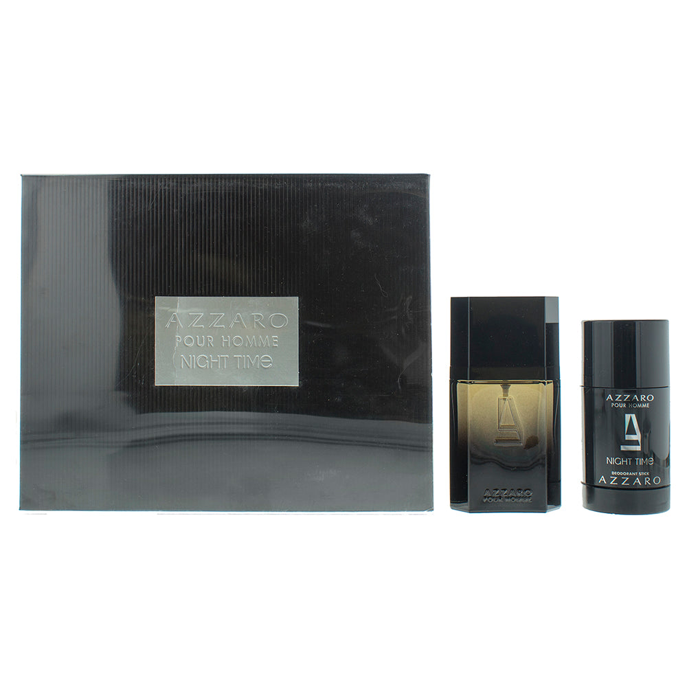 Azzaro Pour Homme Night Time Eau de Toilette 2 Pieces Gift Set