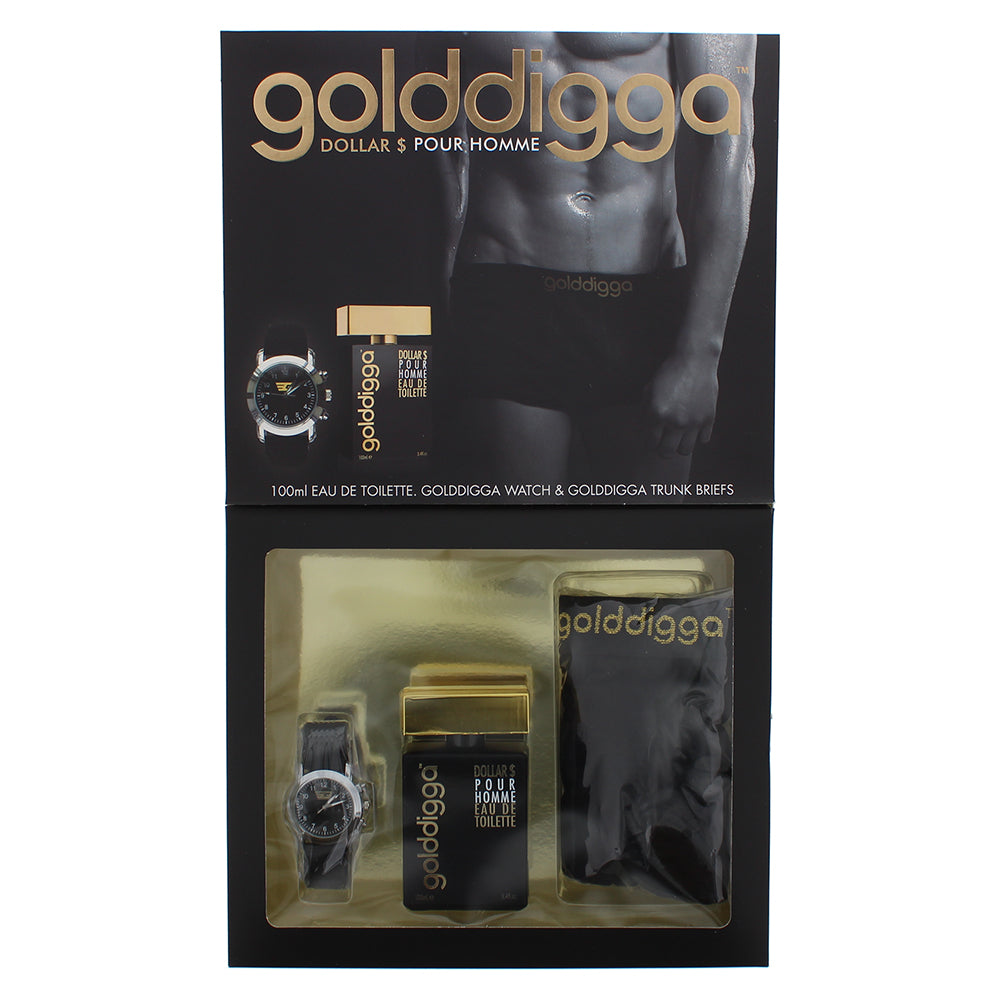 Golddigga Dollar Pour Homme Eau de Toilette 3 Pieces Gift Set